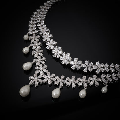 Vienna Bridal Blossom Necklace - Voisson