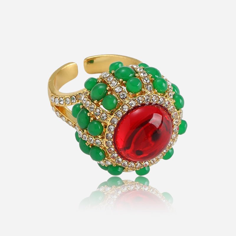 Vintage Court Jewel Ring - Voisson
