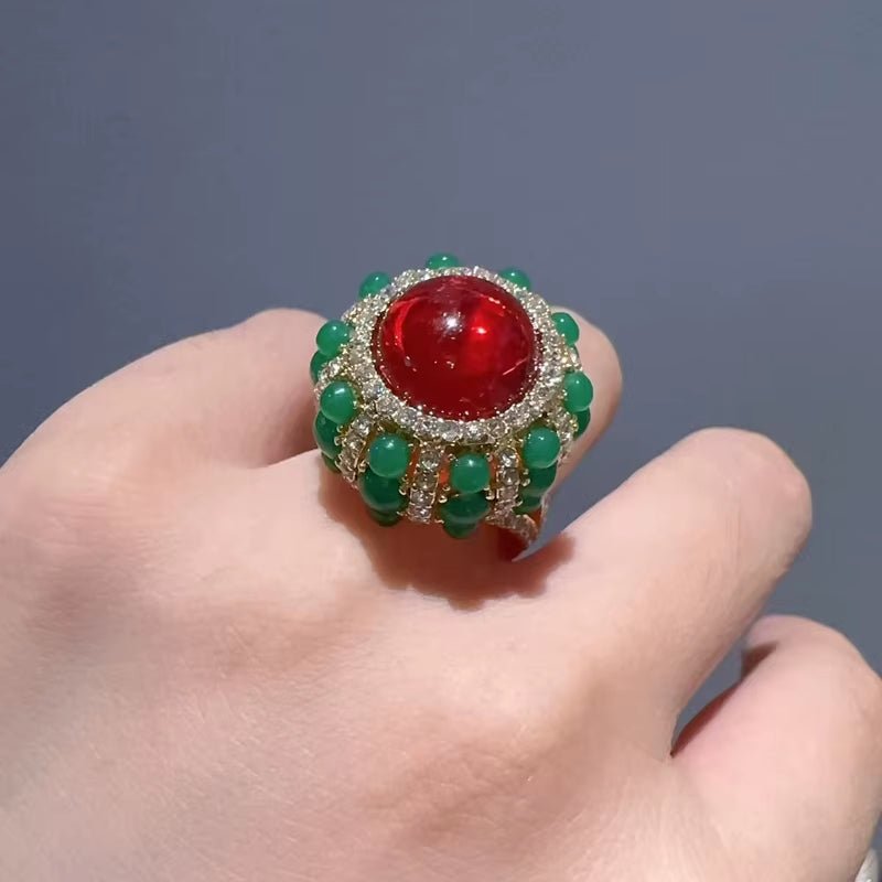 Vintage Court Jewel Ring - Voisson