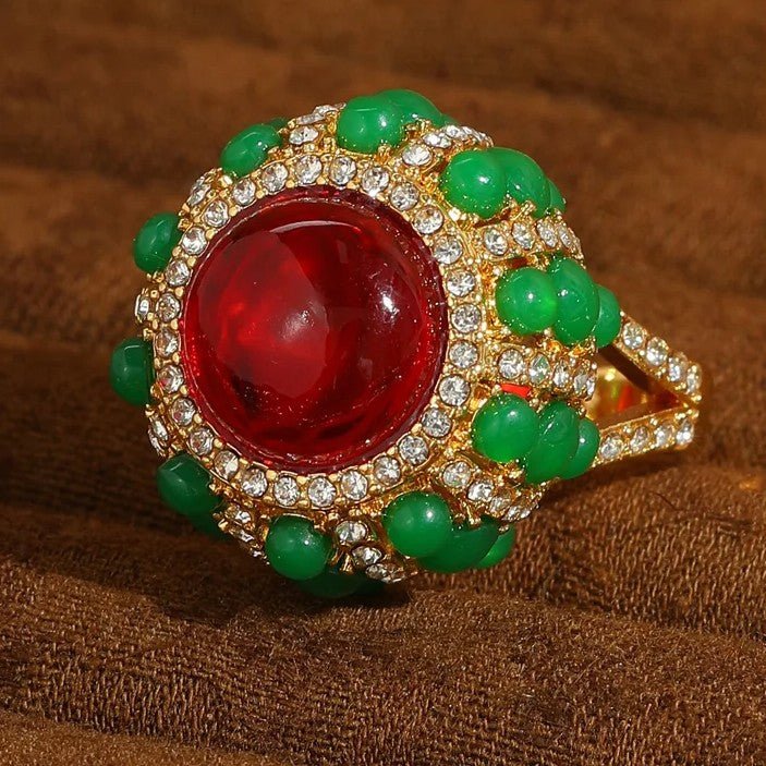 Vintage Court Jewel Ring - Voisson