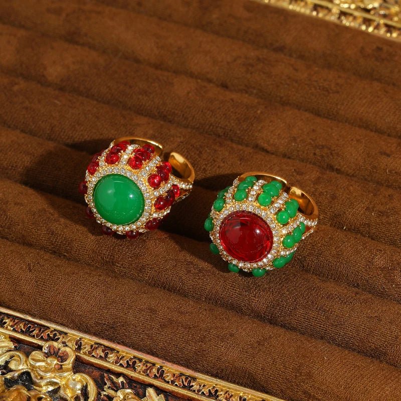 Vintage Court Jewel Ring - Voisson
