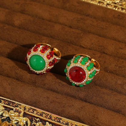 Vintage Court Jewel Ring - Voisson