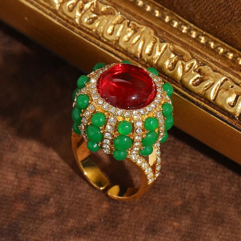 Vintage Court Jewel Ring - Voisson