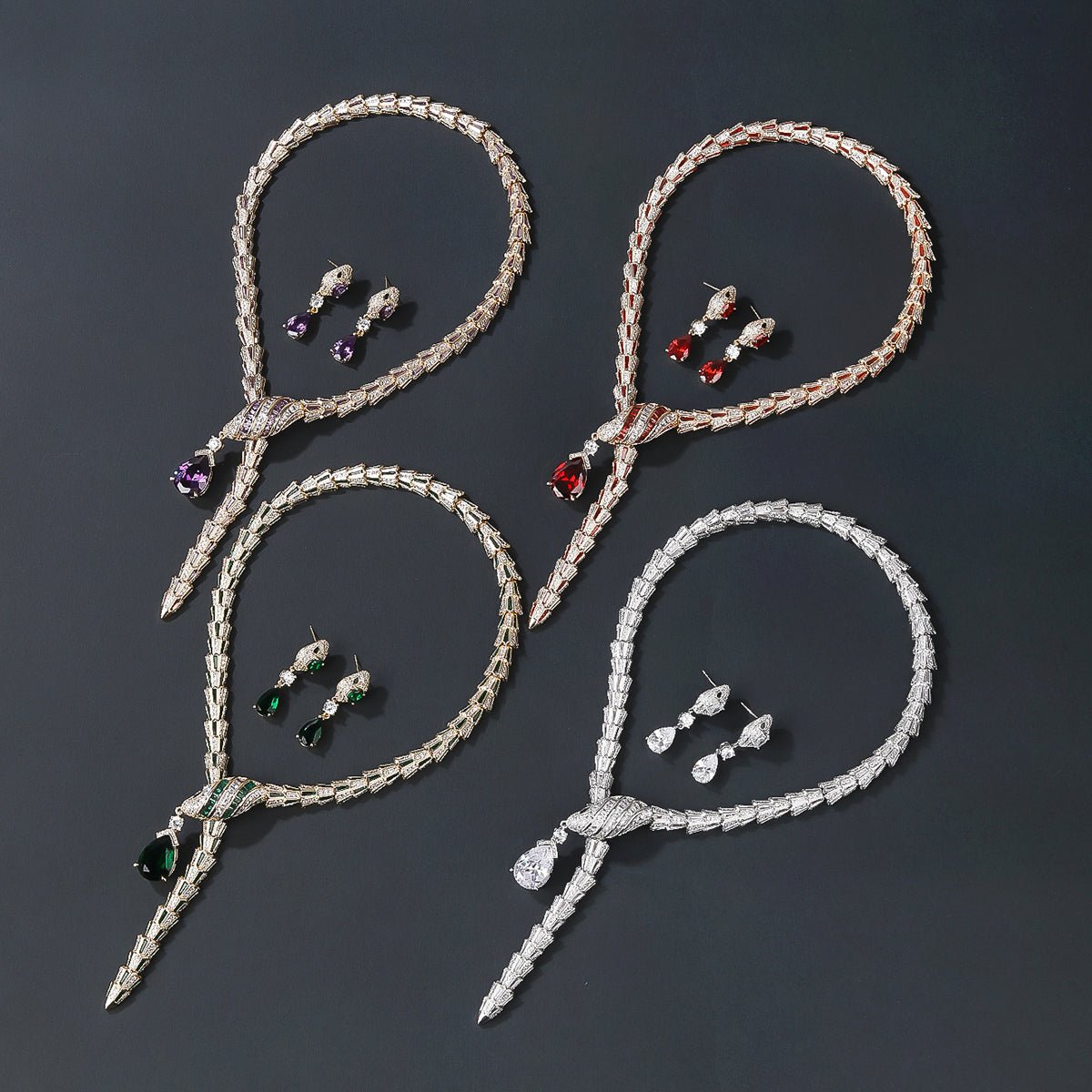 Viper Elegance Earrings - Voisson