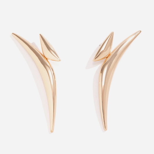 WhisperWing Exaggerated Stud Earrings - Voisson