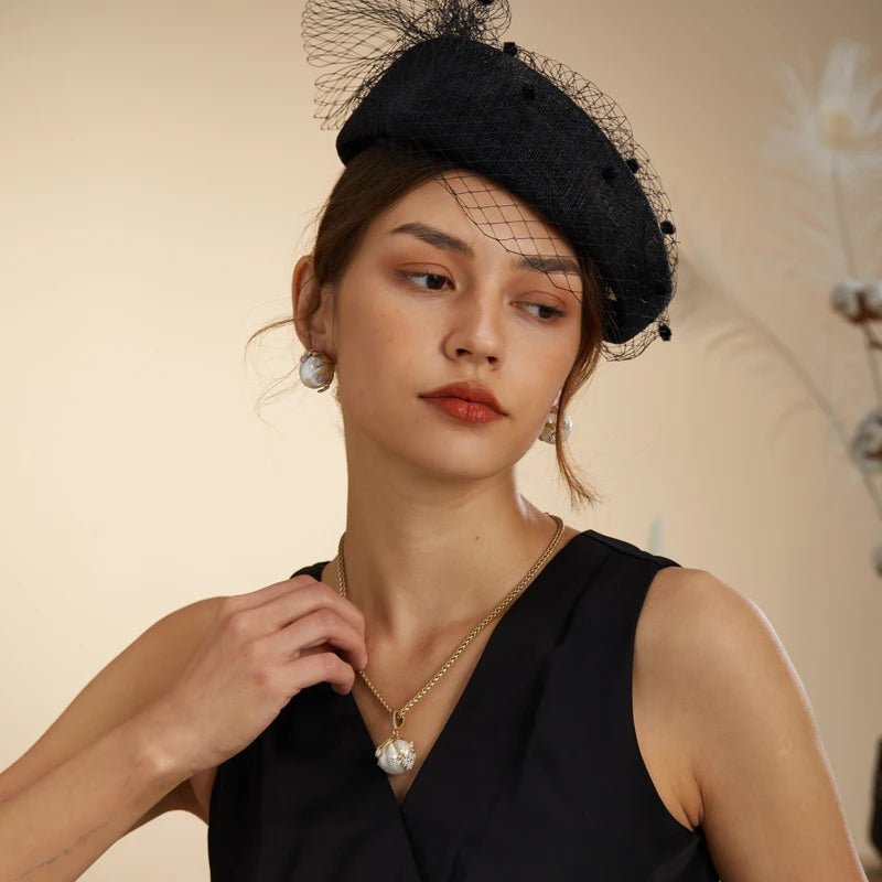 Wildflower Pearl Crown Necklace - Voisson