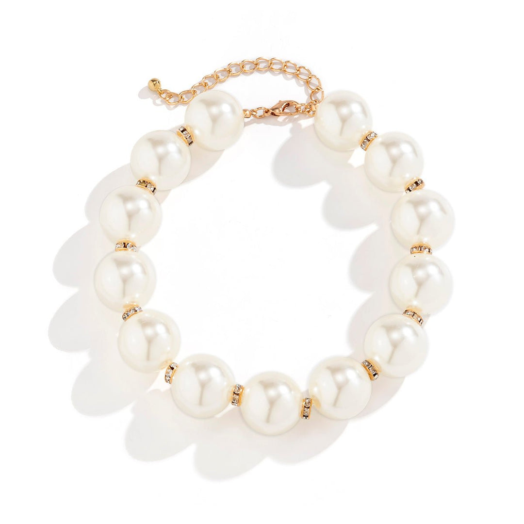 Zenith Chunky Pearl Beads Necklace - Voisson